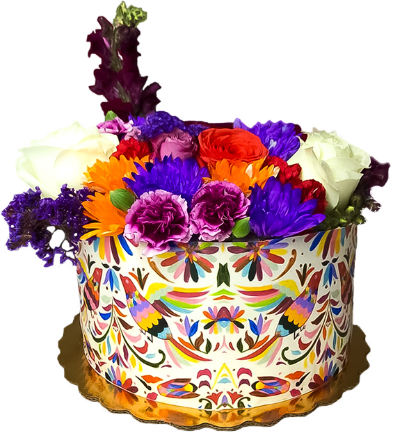 Pastel Flores de Guerrero