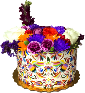 Pastel Flores de Guerrero